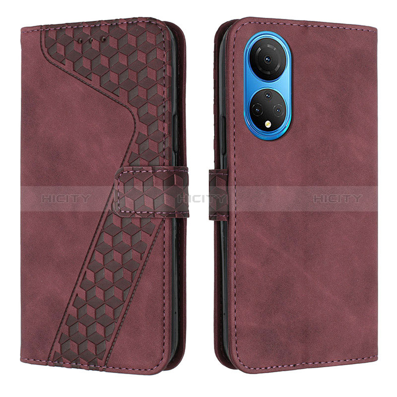 Custodia Portafoglio In Pelle Cover con Supporto H04X per Huawei Honor X7