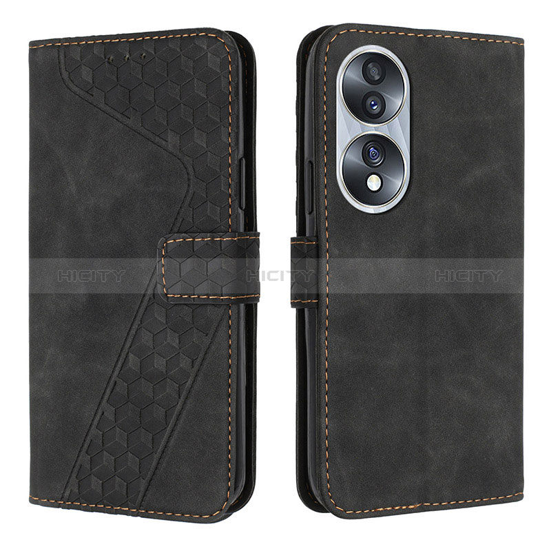 Custodia Portafoglio In Pelle Cover con Supporto H04X per Huawei Honor X7b