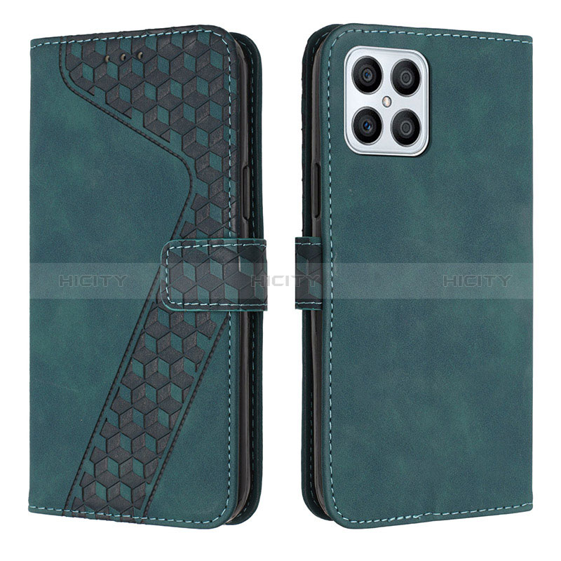 Custodia Portafoglio In Pelle Cover con Supporto H04X per Huawei Honor X8 4G