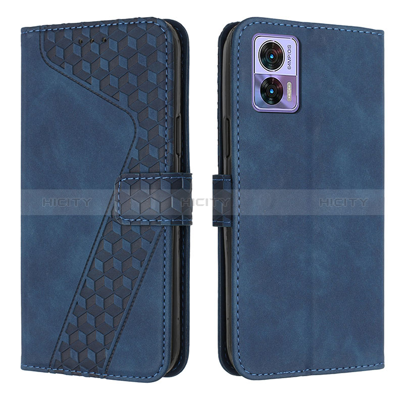 Custodia Portafoglio In Pelle Cover con Supporto H04X per Motorola Moto Edge 30 Neo 5G