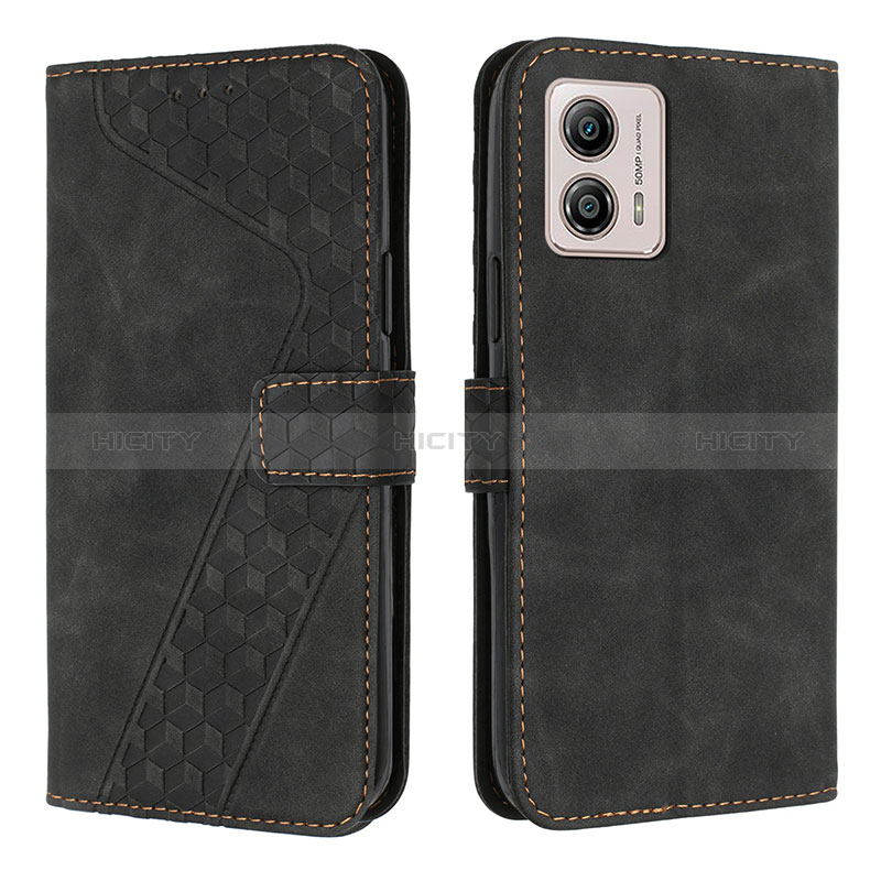 Custodia Portafoglio In Pelle Cover con Supporto H04X per Motorola Moto G53 5G