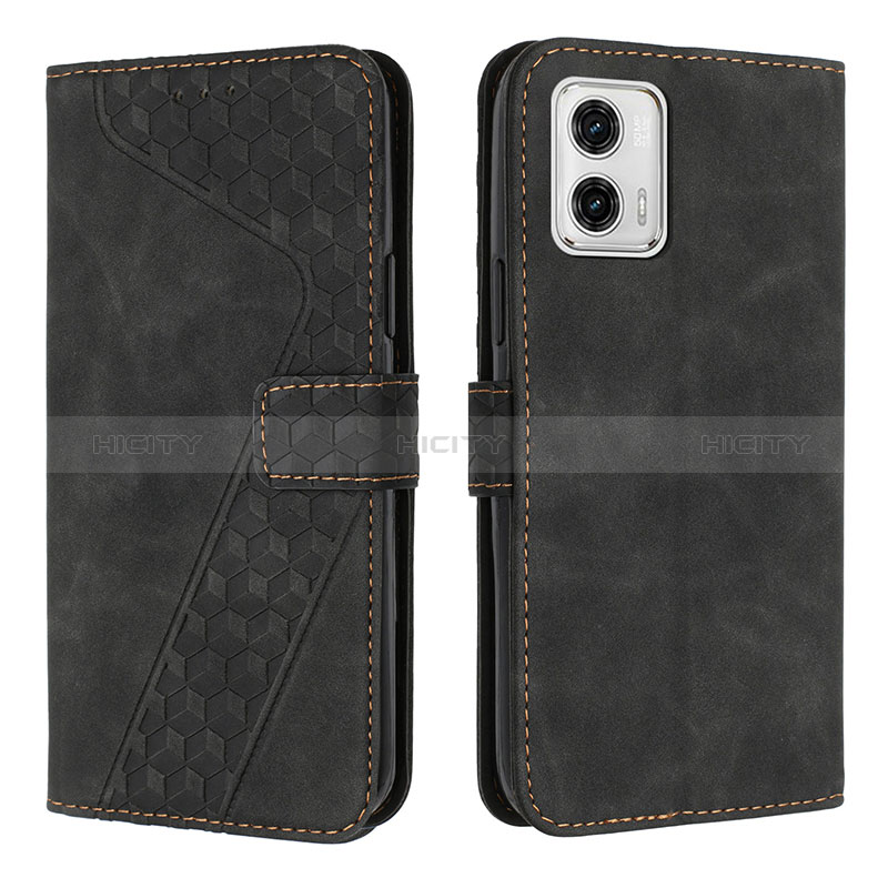 Custodia Portafoglio In Pelle Cover con Supporto H04X per Motorola Moto G73 5G