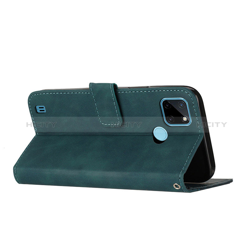 Custodia Portafoglio In Pelle Cover con Supporto H04X per Realme C21Y