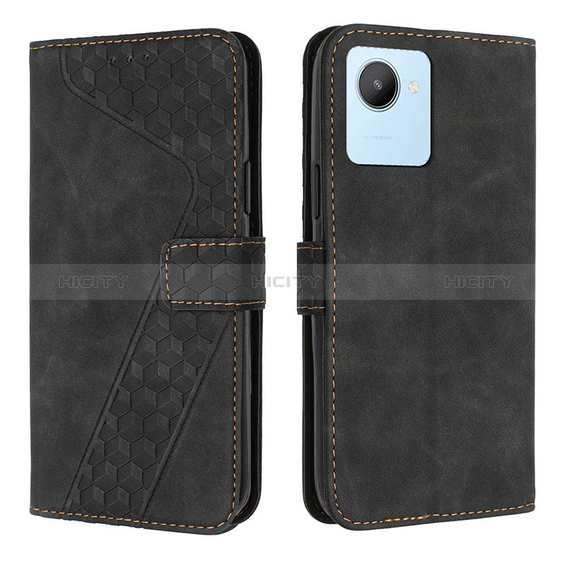 Custodia Portafoglio In Pelle Cover con Supporto H04X per Realme C30