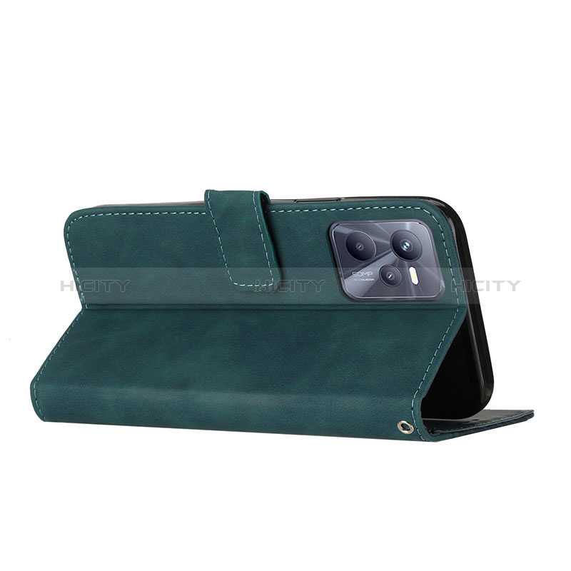 Custodia Portafoglio In Pelle Cover con Supporto H04X per Realme C35