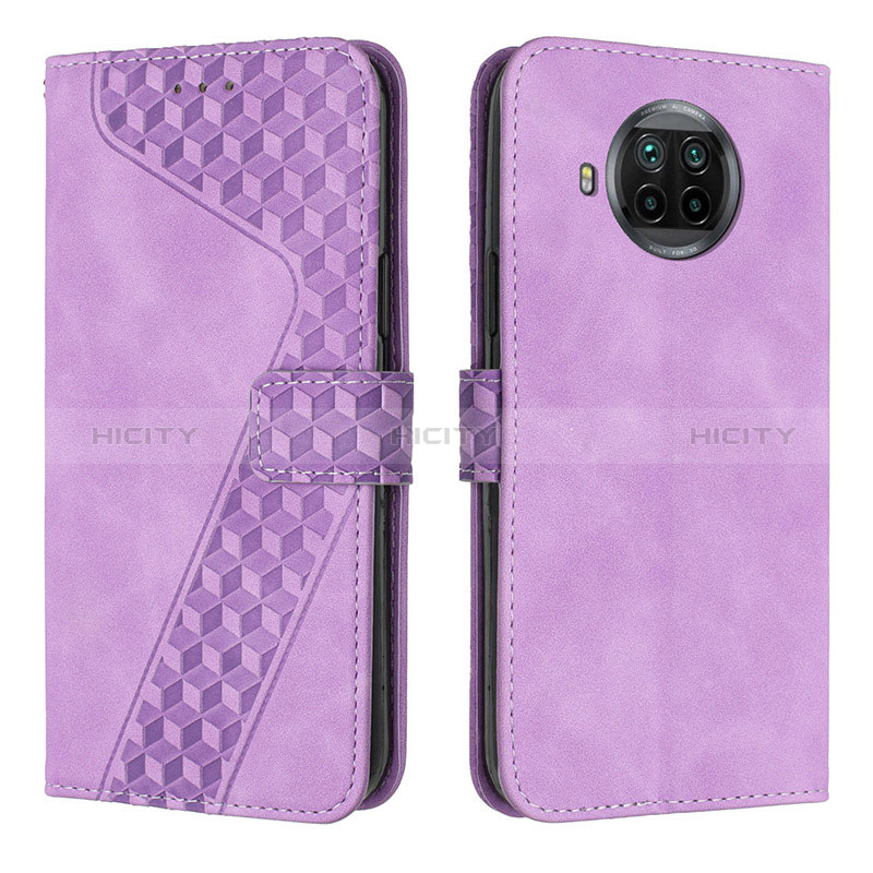 Custodia Portafoglio In Pelle Cover con Supporto H04X per Xiaomi Mi 10T Lite 5G Viola