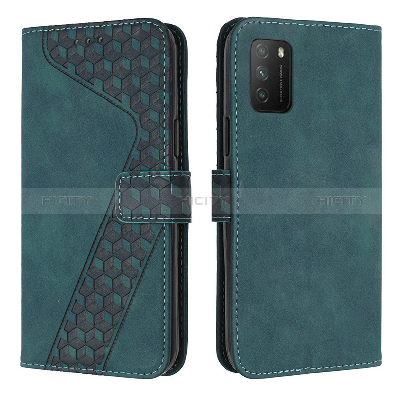 Custodia Portafoglio In Pelle Cover con Supporto H04X per Xiaomi Poco M3