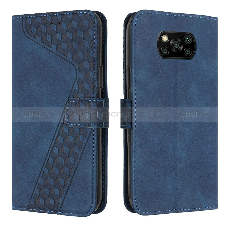 Custodia Portafoglio In Pelle Cover con Supporto H04X per Xiaomi Poco X3 NFC