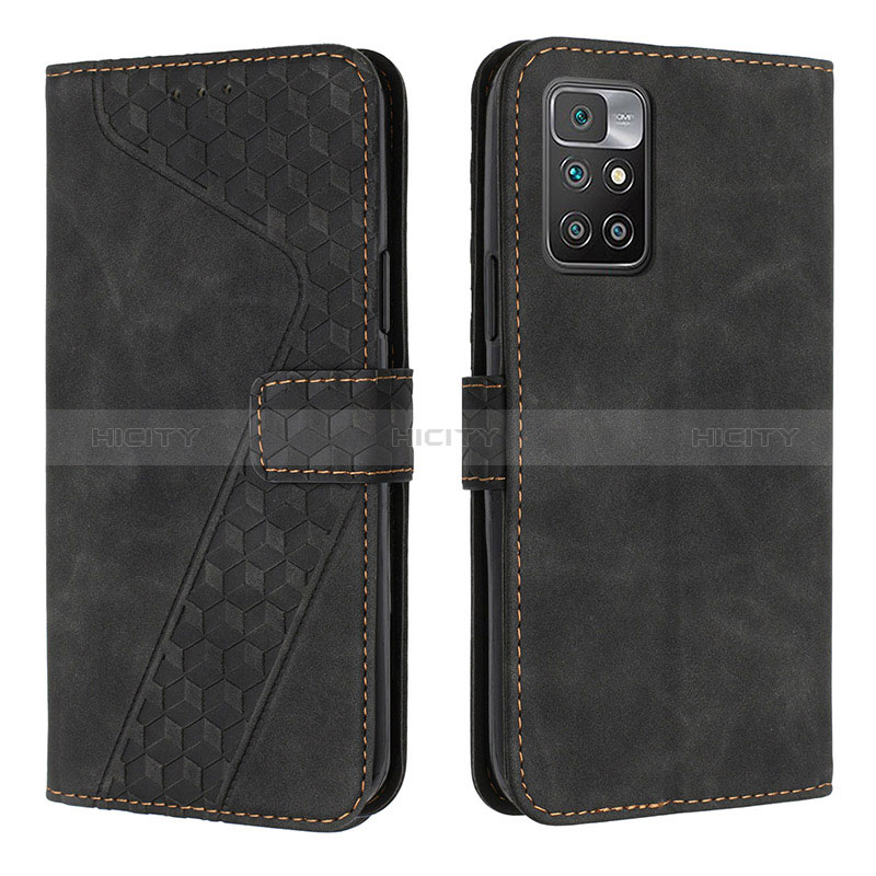 Custodia Portafoglio In Pelle Cover con Supporto H04X per Xiaomi Redmi 10 (2022)