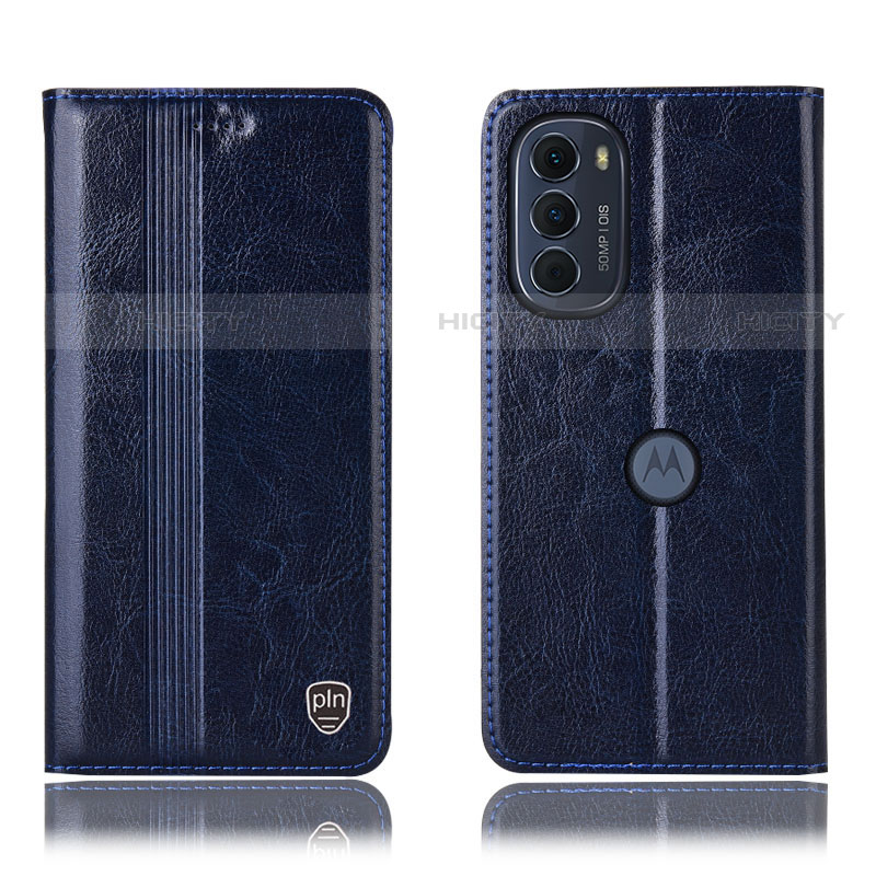 Custodia Portafoglio In Pelle Cover con Supporto H05P per Motorola Moto G71s 5G