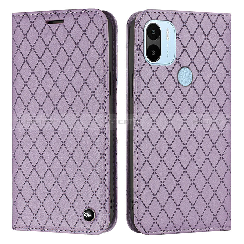 Custodia Portafoglio In Pelle Cover con Supporto H05X per Xiaomi Redmi A1 Plus Viola