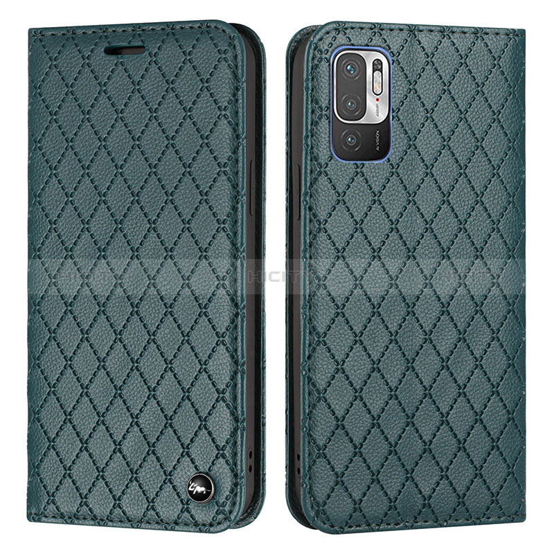 Custodia Portafoglio In Pelle Cover con Supporto H05X per Xiaomi Redmi Note 11 SE 5G Verde