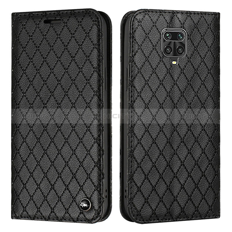 Custodia Portafoglio In Pelle Cover con Supporto H05X per Xiaomi Redmi Note 9 Pro Max Nero