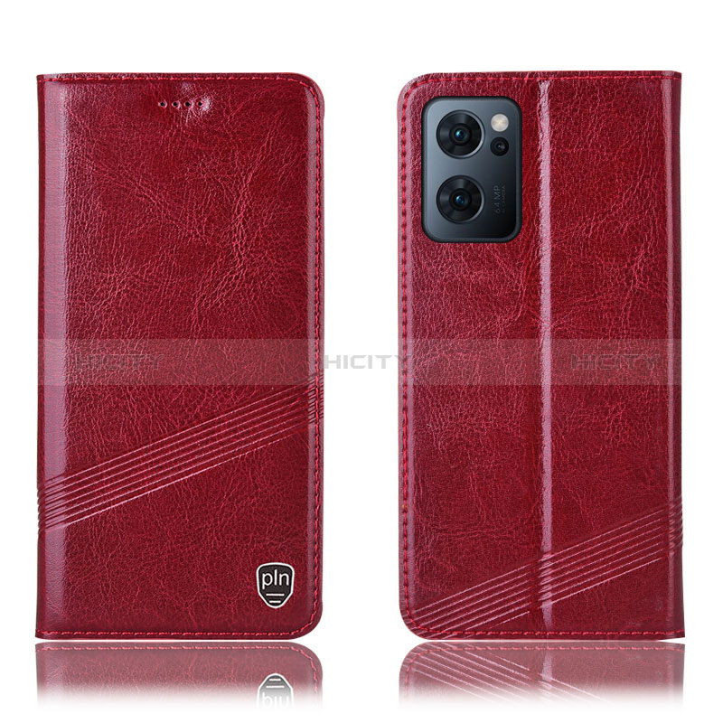 Custodia Portafoglio In Pelle Cover con Supporto H06P per Oppo Find X5 Lite 5G