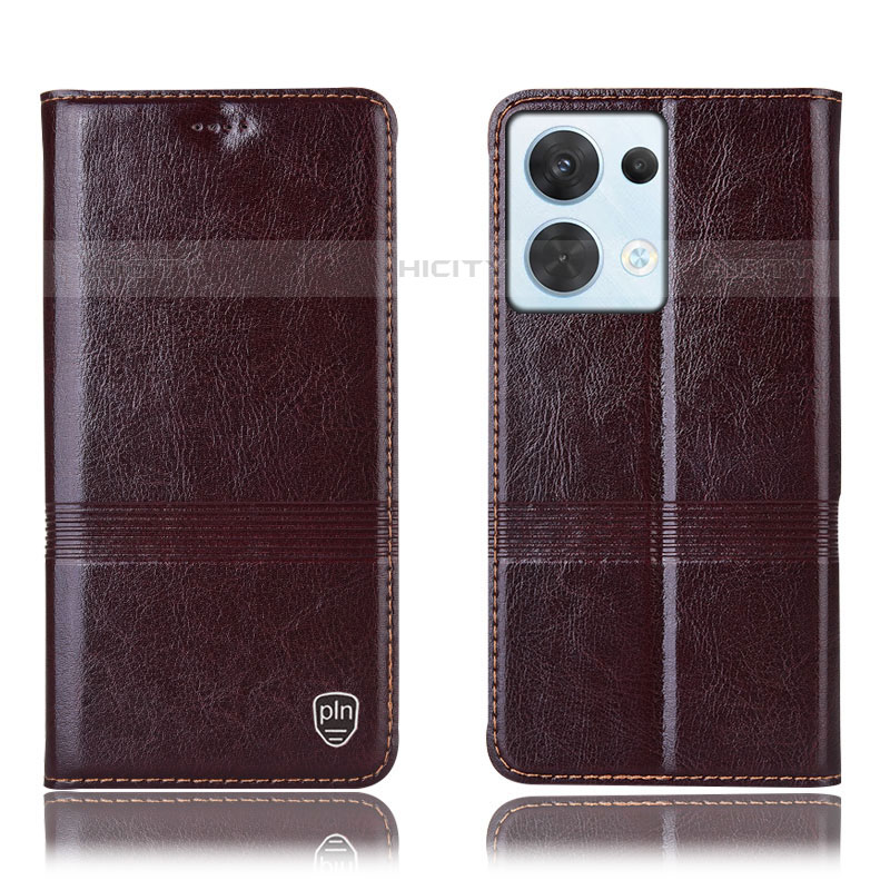 Custodia Portafoglio In Pelle Cover con Supporto H06P per Oppo Reno9 Pro 5G