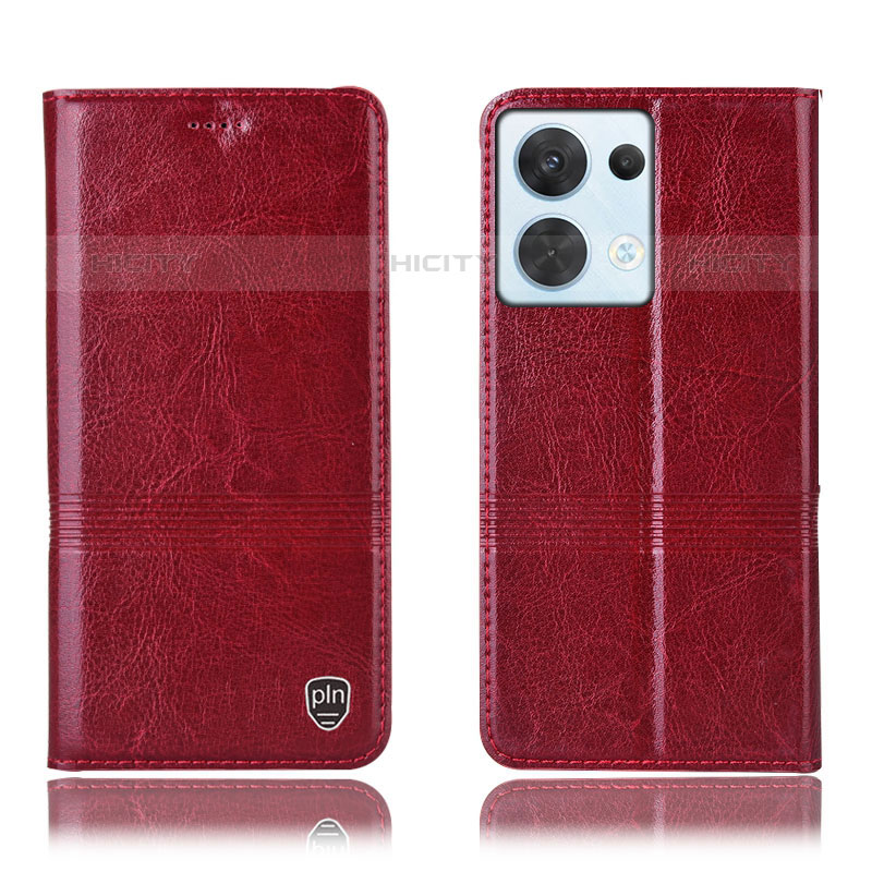 Custodia Portafoglio In Pelle Cover con Supporto H06P per Oppo Reno9 Pro 5G