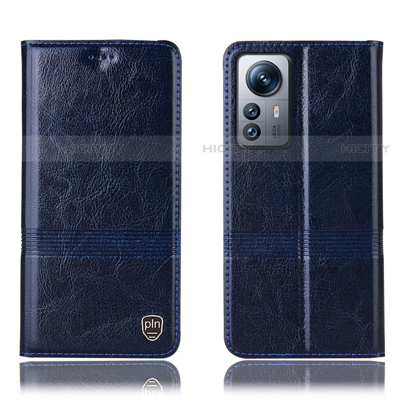 Custodia Portafoglio In Pelle Cover con Supporto H06P per Xiaomi Mi 12 Lite 5G Blu