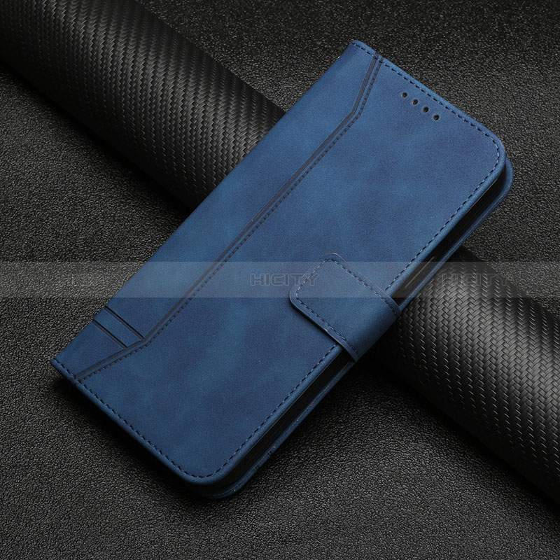 Custodia Portafoglio In Pelle Cover con Supporto H06X per Google Pixel 6 5G Blu