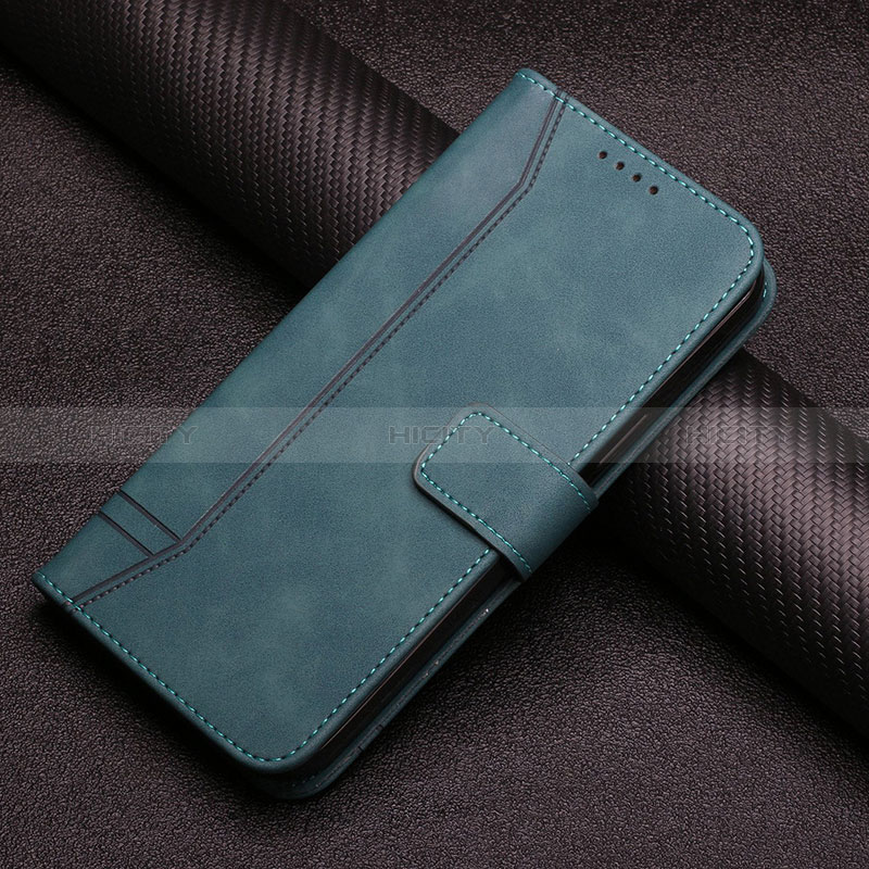 Custodia Portafoglio In Pelle Cover con Supporto H06X per Huawei Honor 60 Pro 5G Verde