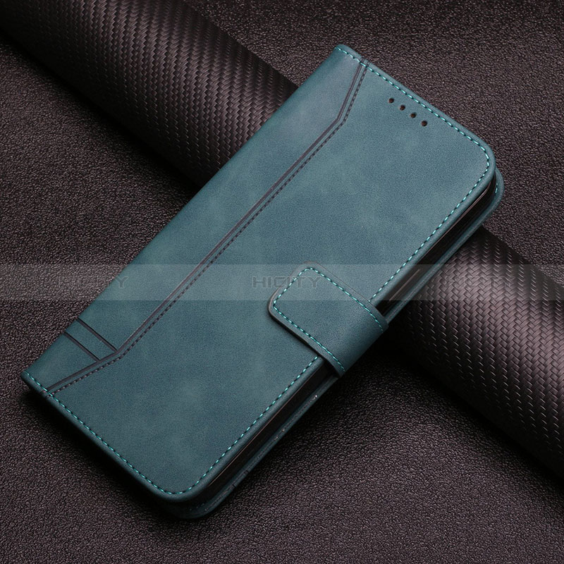 Custodia Portafoglio In Pelle Cover con Supporto H06X per Huawei Nova 8i Verde