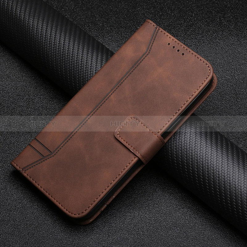 Custodia Portafoglio In Pelle Cover con Supporto H06X per Huawei Nova 9 Pro Marrone