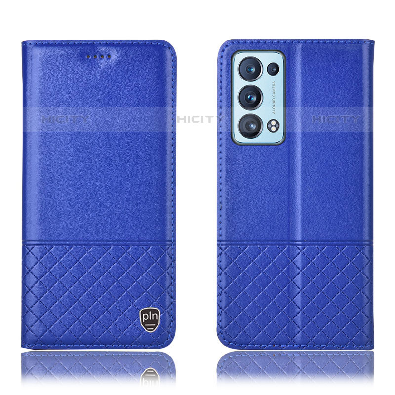 Custodia Portafoglio In Pelle Cover con Supporto H07P per Oppo Reno6 Pro 5G