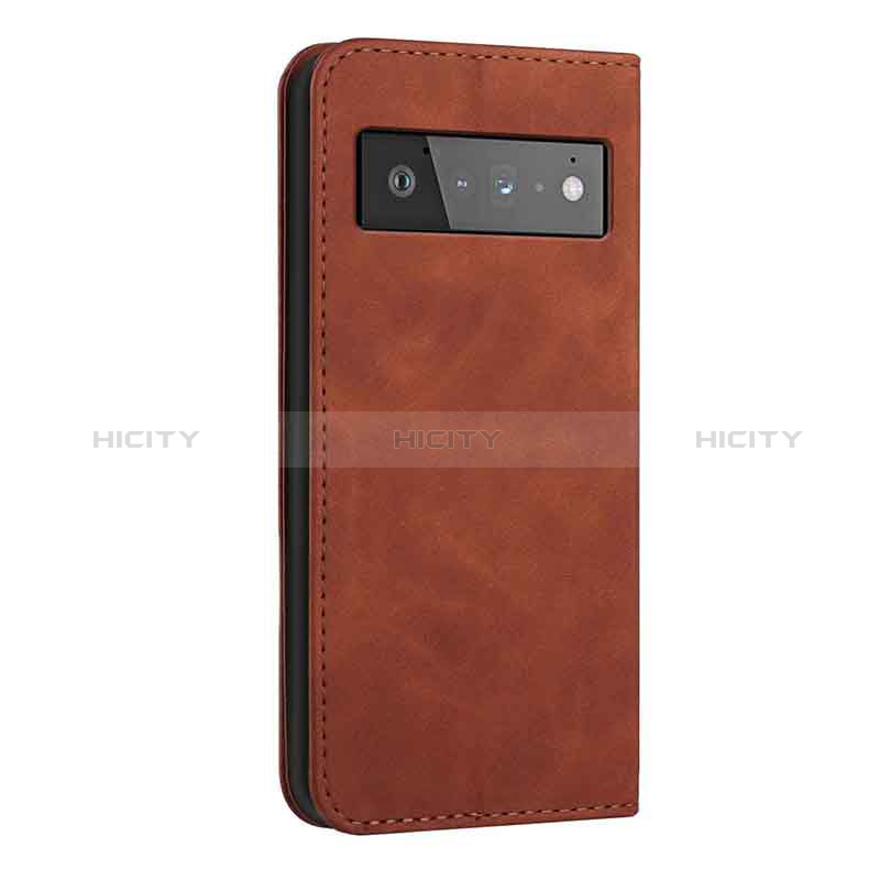 Custodia Portafoglio In Pelle Cover con Supporto H07X per Google Pixel 6 5G