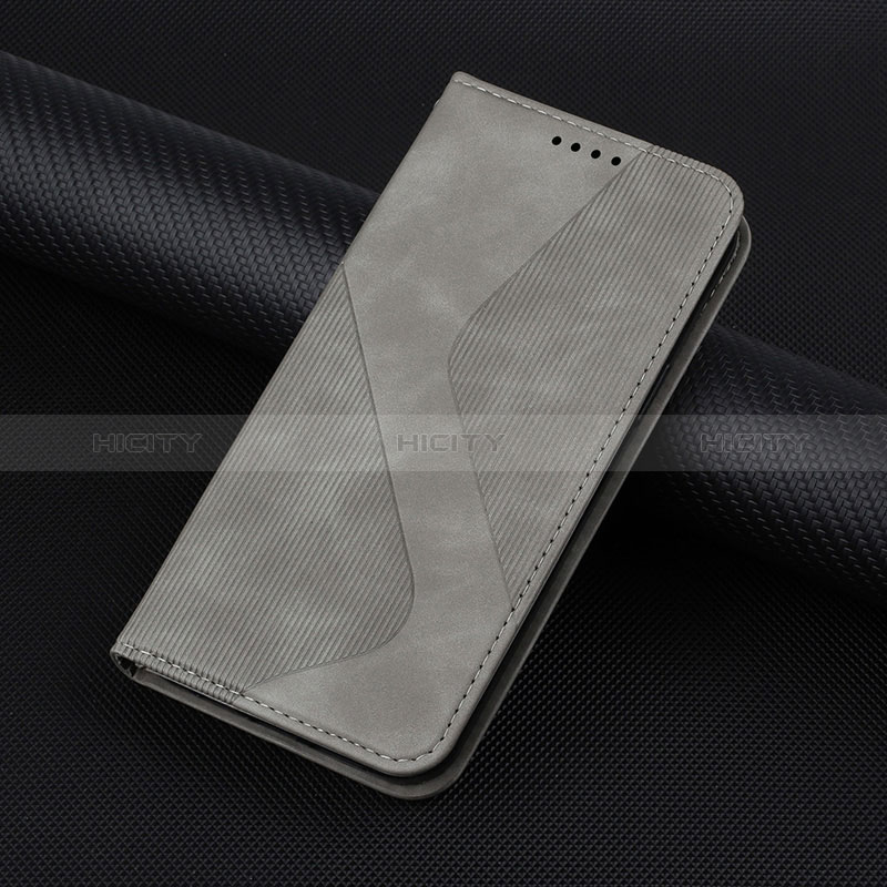 Custodia Portafoglio In Pelle Cover con Supporto H07X per Google Pixel 6 5G Grigio