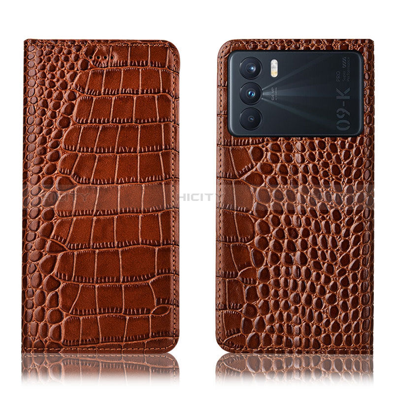 Custodia Portafoglio In Pelle Cover con Supporto H08P per Oppo K9 Pro 5G