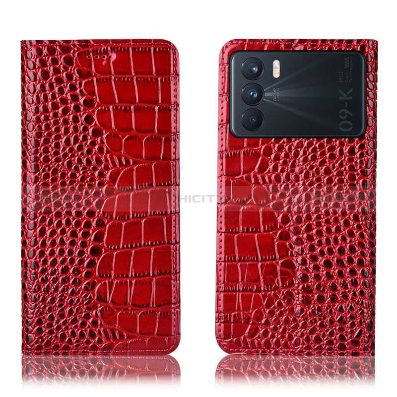 Custodia Portafoglio In Pelle Cover con Supporto H08P per Oppo K9 Pro 5G