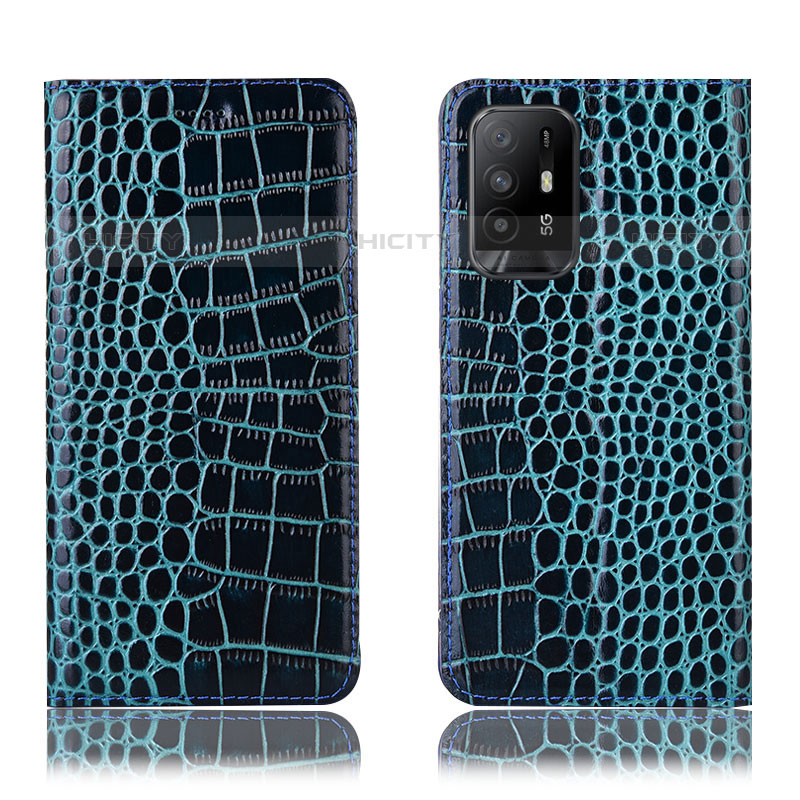 Custodia Portafoglio In Pelle Cover con Supporto H08P per Oppo Reno5 Z 5G