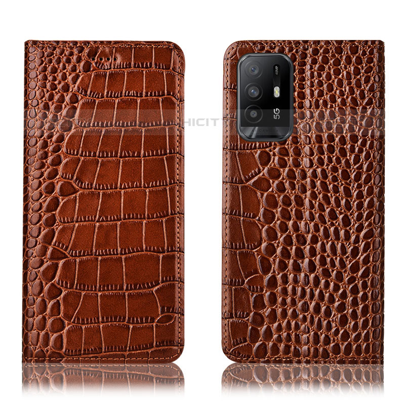 Custodia Portafoglio In Pelle Cover con Supporto H08P per Oppo Reno5 Z 5G