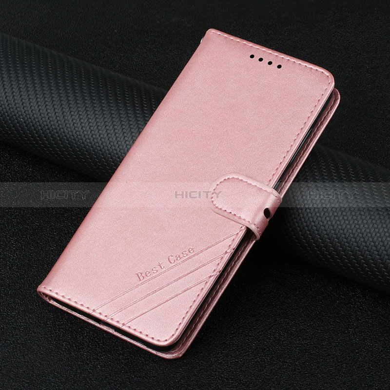 Custodia Portafoglio In Pelle Cover con Supporto H08X per Google Pixel 6 5G Oro Rosa