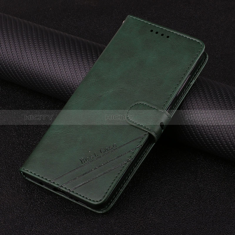 Custodia Portafoglio In Pelle Cover con Supporto H08X per Google Pixel 6 5G Verde