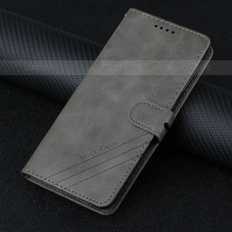 Custodia Portafoglio In Pelle Cover con Supporto H08X per Google Pixel 6a 5G Grigio