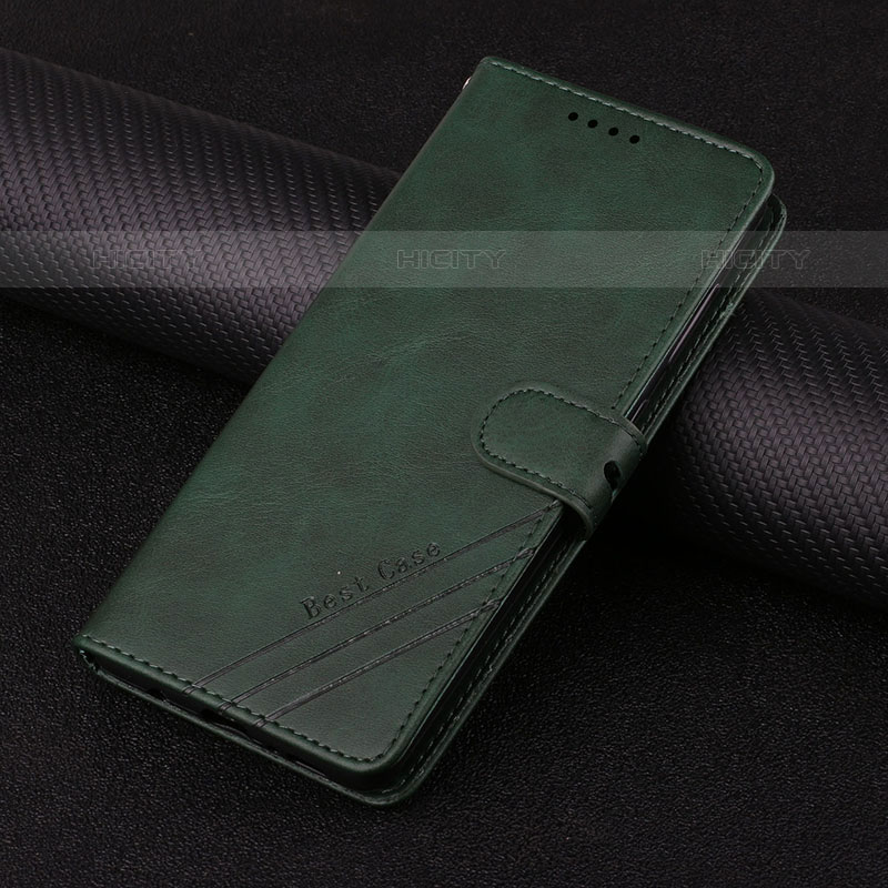 Custodia Portafoglio In Pelle Cover con Supporto H08X per Google Pixel 6a 5G Verde