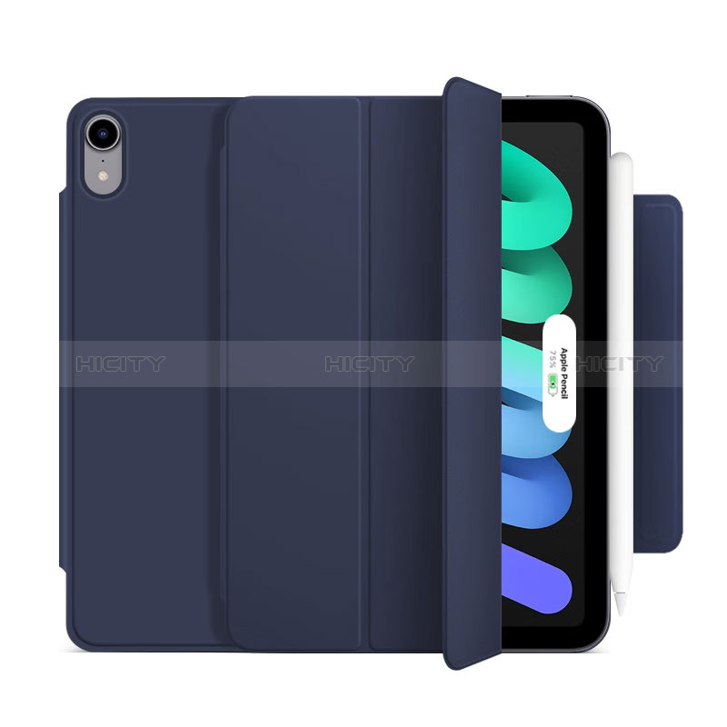 Custodia Portafoglio In Pelle Cover con Supporto H09 per Apple iPad Mini 6