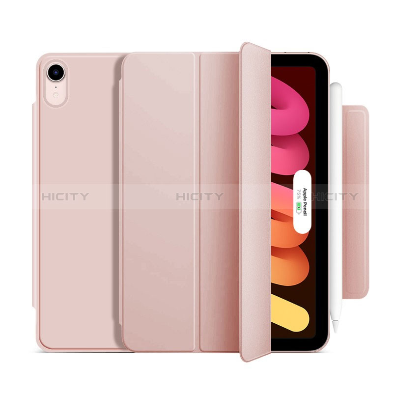 Custodia Portafoglio In Pelle Cover con Supporto H09 per Apple iPad Mini 6