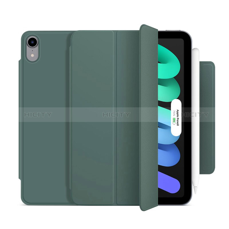 Custodia Portafoglio In Pelle Cover con Supporto H09 per Apple iPad Mini 6