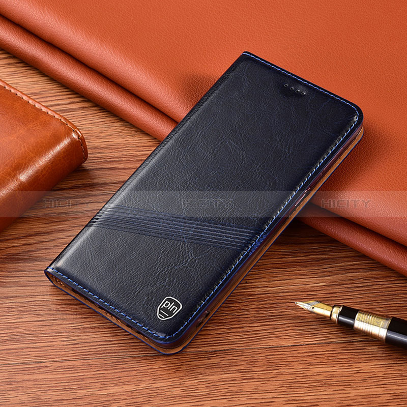 Custodia Portafoglio In Pelle Cover con Supporto H09P per Huawei Honor X9a 5G Blu