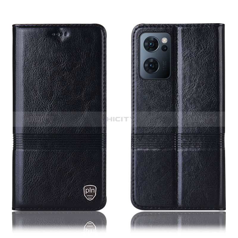 Custodia Portafoglio In Pelle Cover con Supporto H09P per OnePlus Nord CE 2 5G Nero