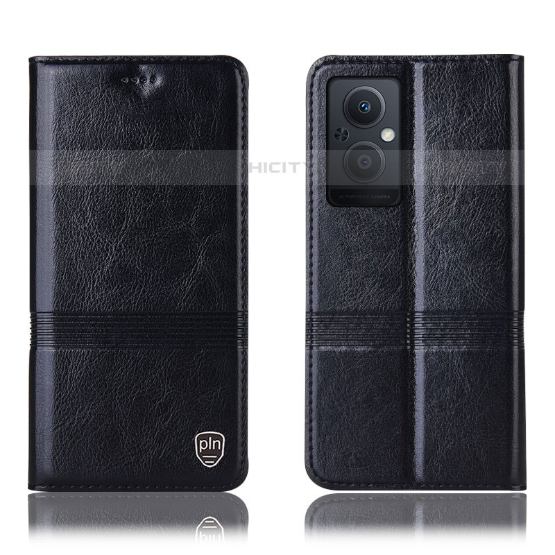 Custodia Portafoglio In Pelle Cover con Supporto H09P per OnePlus Nord N20 5G Nero