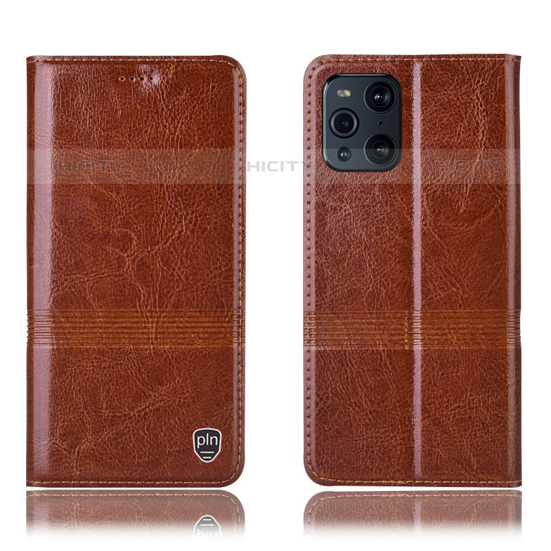 Custodia Portafoglio In Pelle Cover con Supporto H09P per Oppo Find X3 Pro 5G