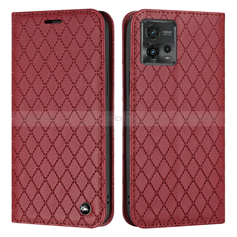 Custodia Portafoglio In Pelle Cover con Supporto H09X per Motorola Moto G72