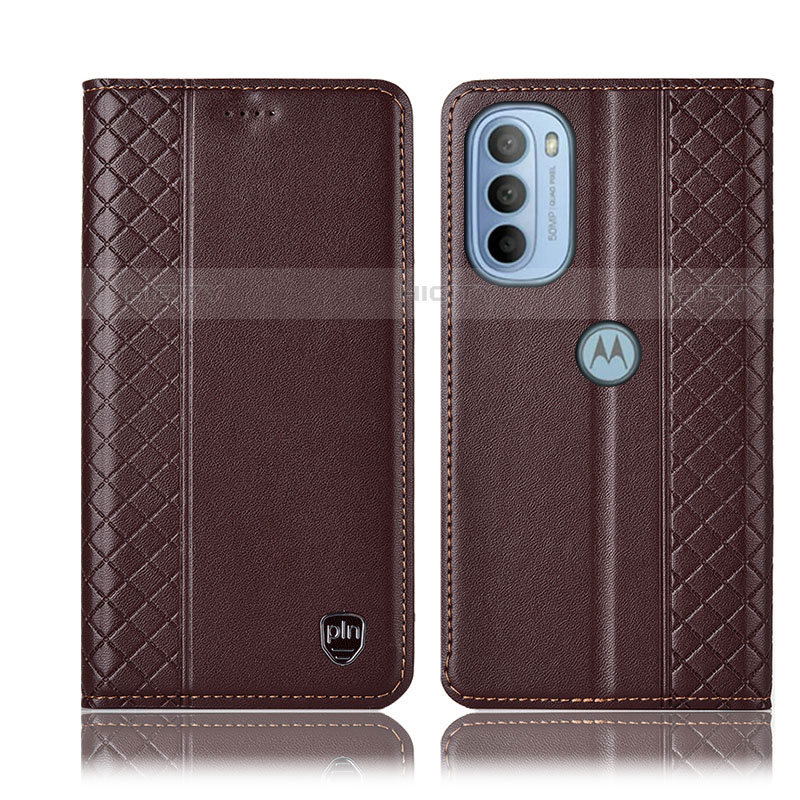 Custodia Portafoglio In Pelle Cover con Supporto H10P per Motorola Moto G31