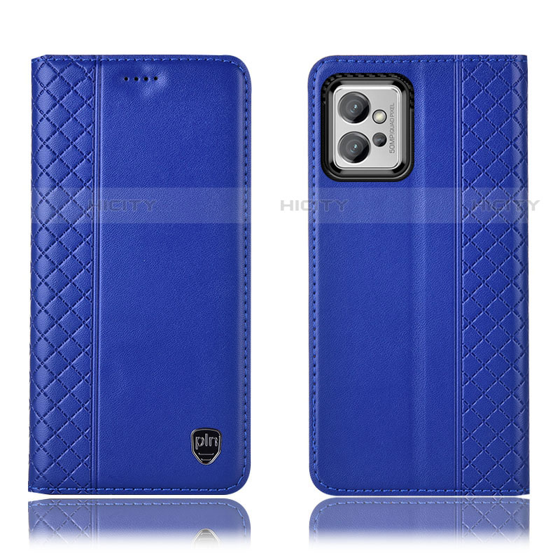 Custodia Portafoglio In Pelle Cover con Supporto H10P per Motorola Moto G32