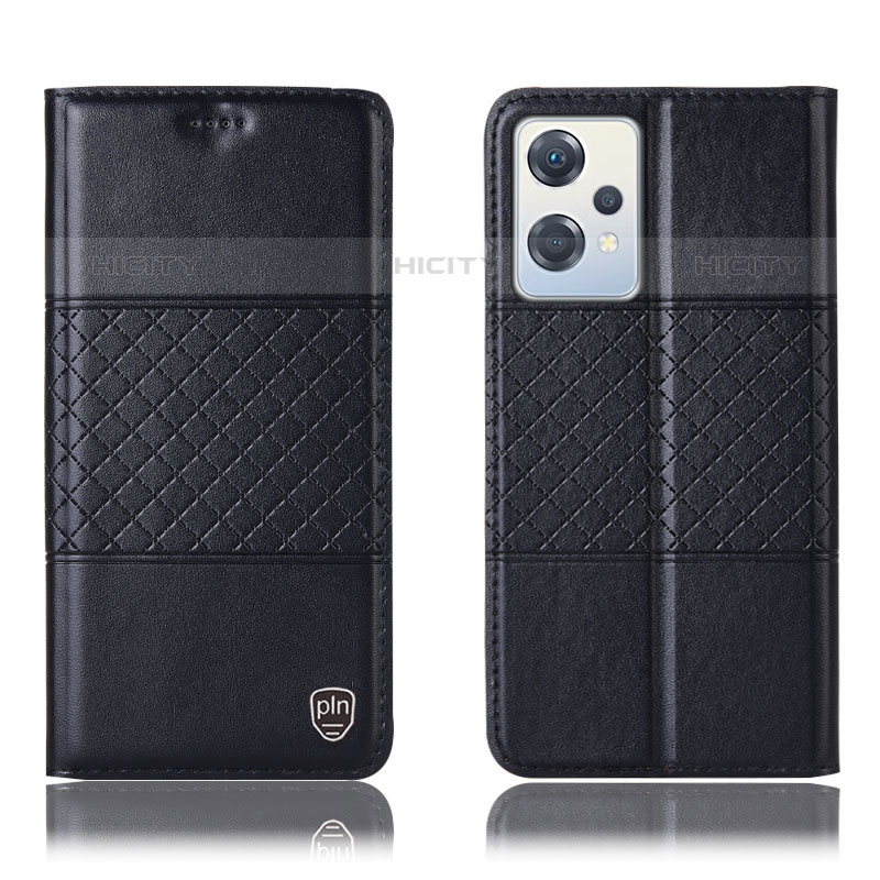 Custodia Portafoglio In Pelle Cover con Supporto H10P per OnePlus Nord CE 2 Lite 5G Nero