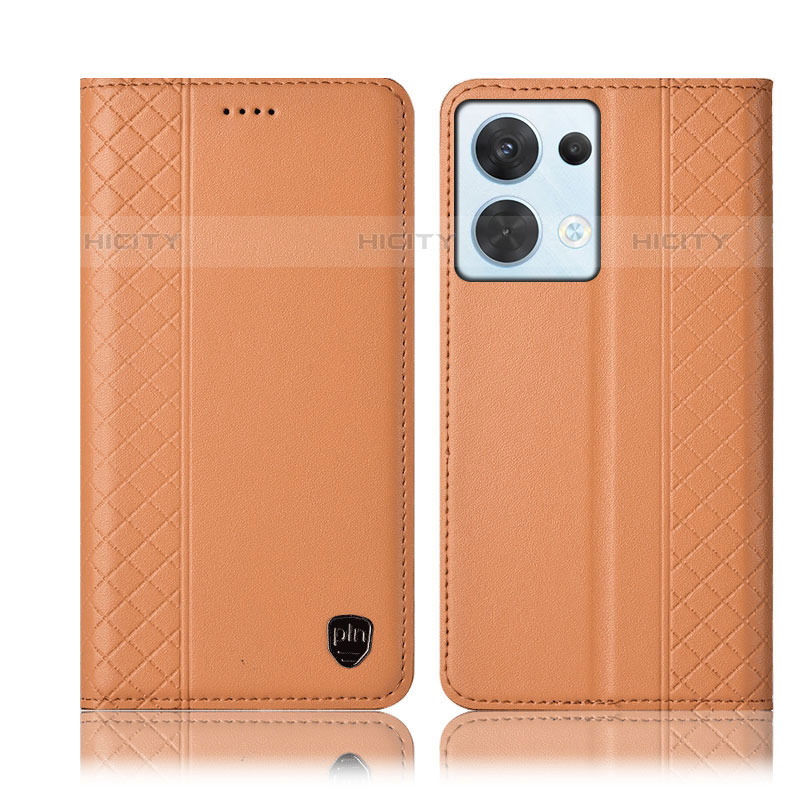 Custodia Portafoglio In Pelle Cover con Supporto H10P per Oppo Reno9 Pro 5G