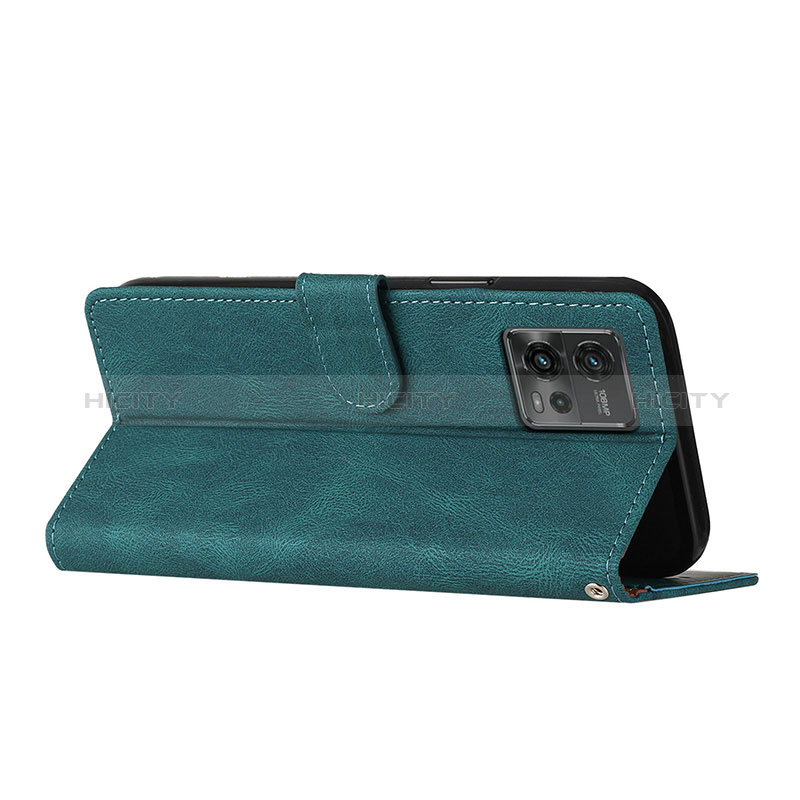 Custodia Portafoglio In Pelle Cover con Supporto H10X per Motorola Moto G72