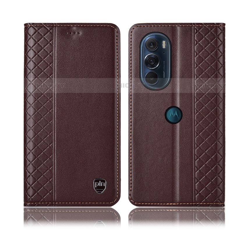 Custodia Portafoglio In Pelle Cover con Supporto H11P per Motorola Moto Edge Plus (2022) 5G